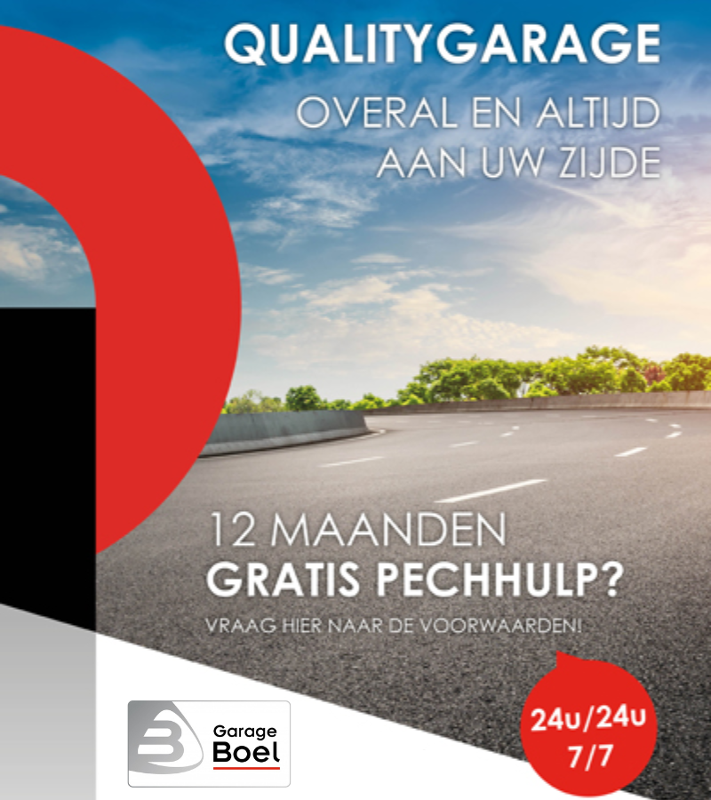 Gratis pechbijstand - Qualitygarage Garage Boel in Sint-Niklaas